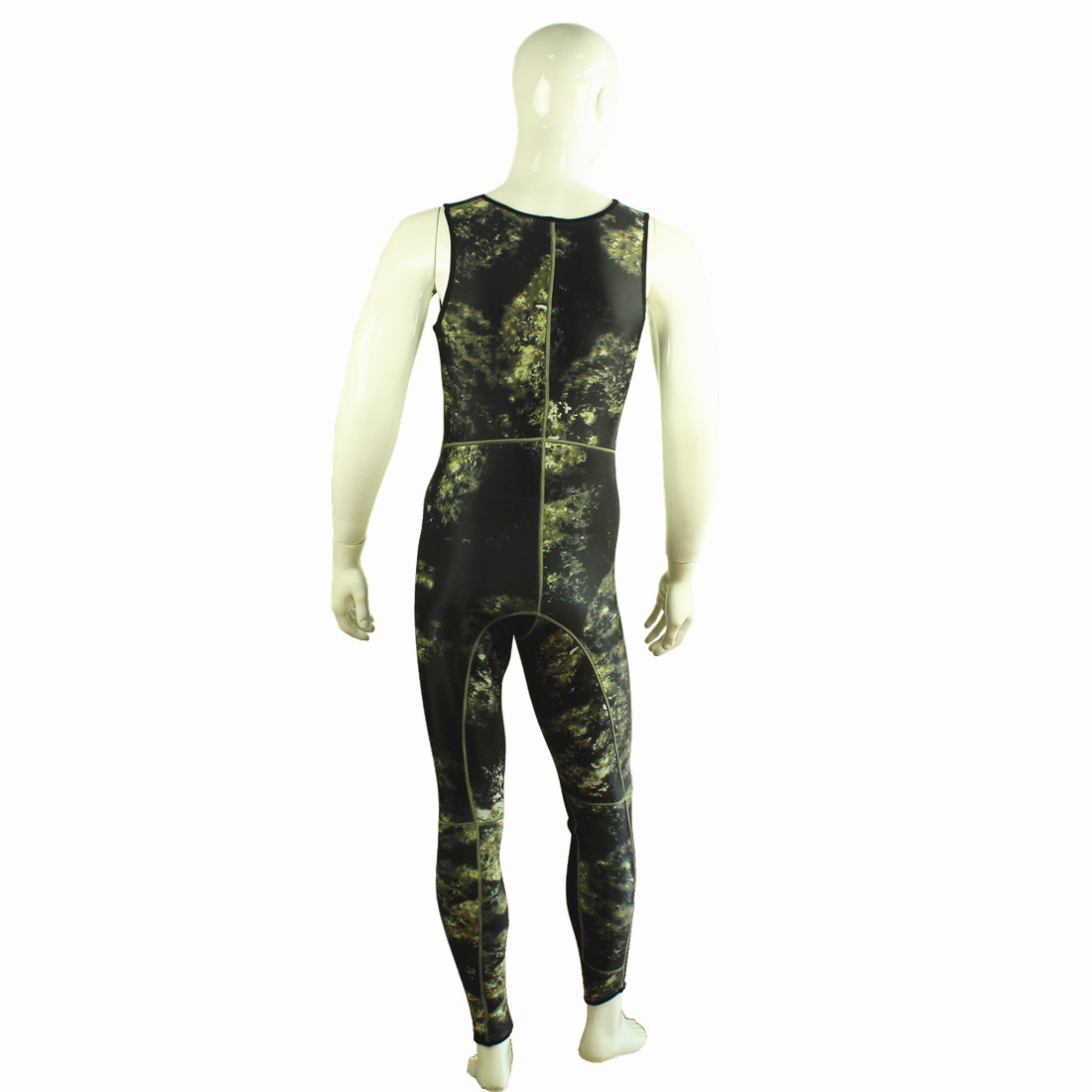 Combinaison de pêche sous-marine en deux pièces pour hommes, Camouflage 3MM, double nylon, couture aveuglante