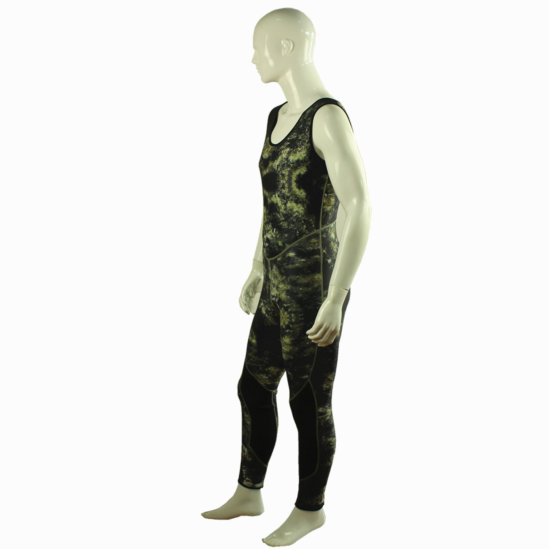 Combinaison de pêche sous-marine en deux pièces pour hommes, Camouflage 3MM, double nylon, couture aveuglante