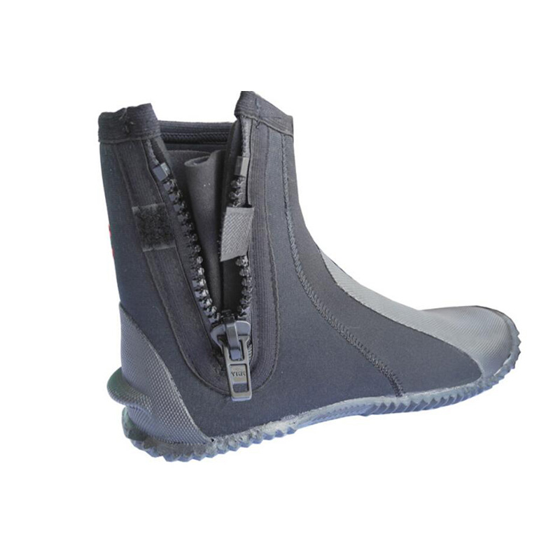 Néoprène et nylon élastiques de 5 mm avec fermeture éclair YKK pour bottes hautes de plongée pour hommes et femmes