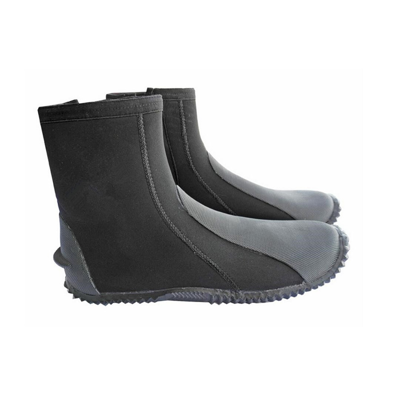 Néoprène et nylon élastiques de 5 mm avec fermeture éclair YKK pour bottes hautes de plongée pour hommes et femmes